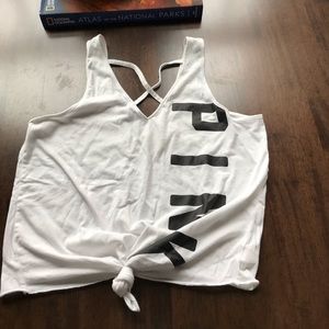 Victoria’s Secret Pink cropped tank